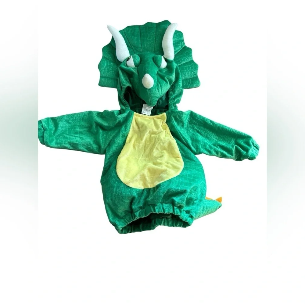 Target Baby Triceratops Dino Warm Infant Halloween Costume 12-18MO Hood Tail